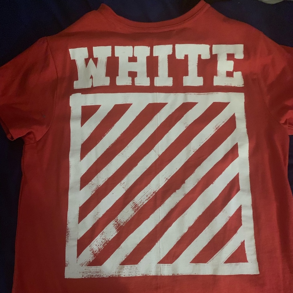 Off-white t-shirt Red